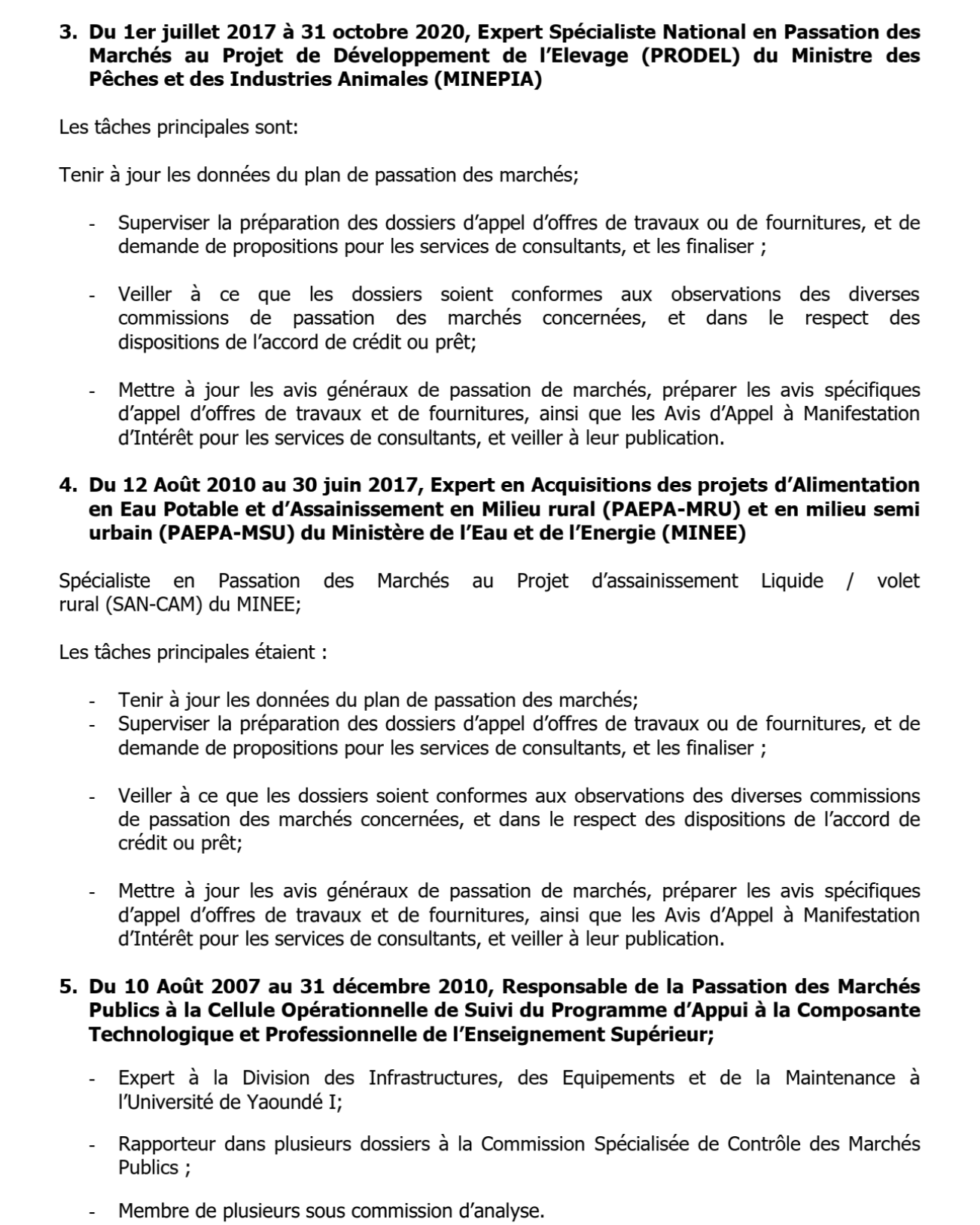 Dr. EFON Boniface AGESFO SARL